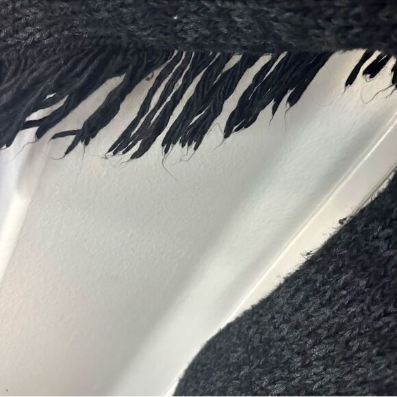 ANTHROPOLOGIE RUE STIIC KNITTED CARDIGAN FRINGE SWEATER small - Picture 7 of 7